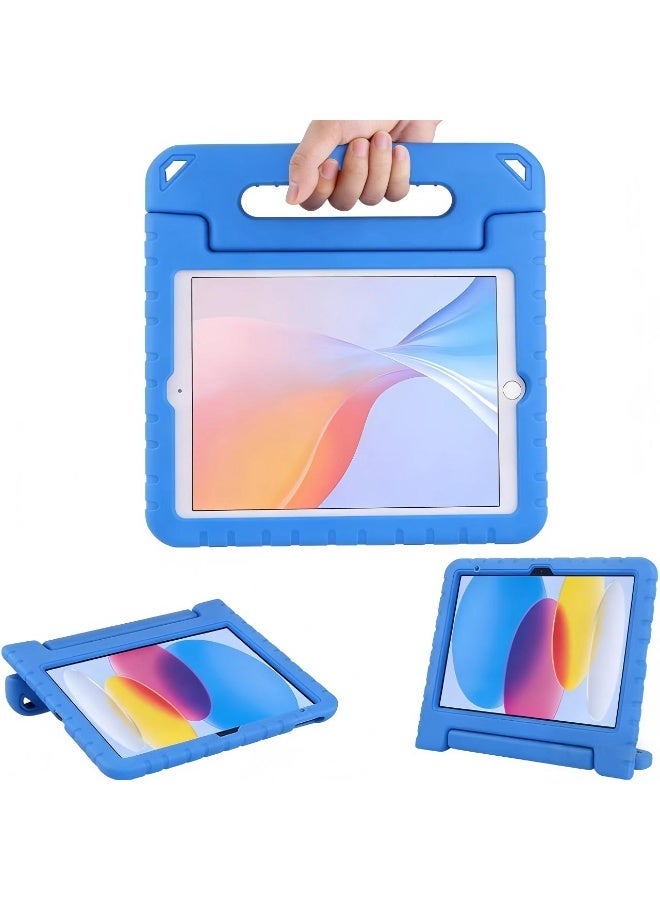 جهاز iPad الجديد حماية الأطفال (A16) الجيل الحادي عشر 11 بوصة 2025, iPad الجيل العاشر 10.9 2022 شاشة مضادة للصدمات مضادة لمجموعة حماية مقبض خفيف i Pad 10/11 Gen, الأزرق - Image 1